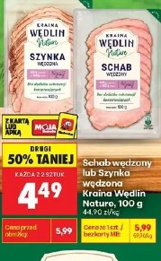 Schab wędzony lub Szynka wędzona Kraina Wędlin Nature