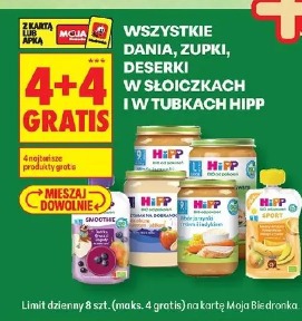 Wszystkie dania, zupki, deserki w słoiczkach i w tubkach Hipp