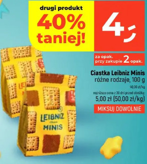 Ciastka Leibniz Minis różne rodzaje