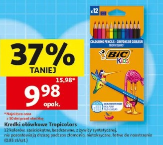 Kredki ołówkowe Tropicolors Bic Kids