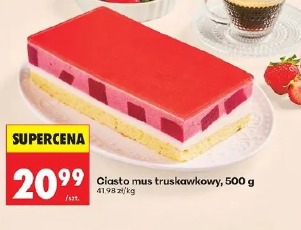 Ciasto mus truskawkowy