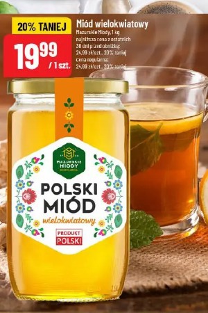 Miód wielokwiatowy Mazurskie Miody