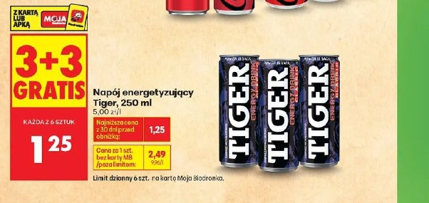 Tiger napój energetyzujący