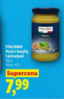 Italiamo Pesto z bazylią i pistacjami