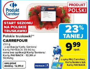 Polskie truskawki Carrefour