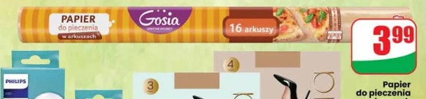 Papier do pieczenia w arkuszach Gosia