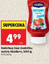 Ketchup bez dodatku cukru Madero