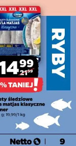 Filety śledziowe a'la matjas klasyczne Lisner