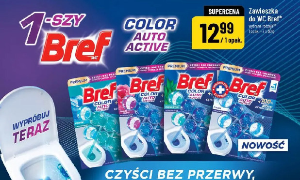 Bref Color Auto Active zawieszka do WC