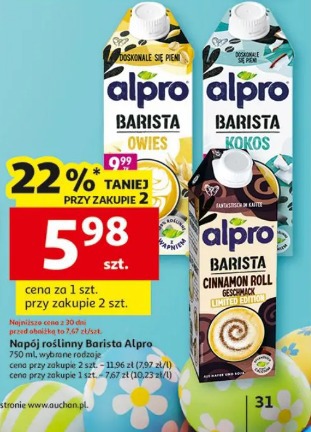 Napój roślinny Barista Alpro