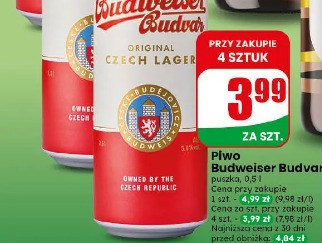 Piwo Budweiser Budvar