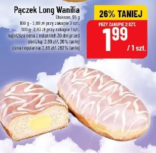Pączek Long Wanilia Stokson