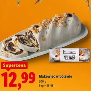 Makowiec w polewie