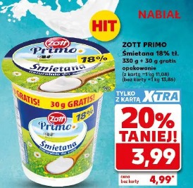 Zott Primo Śmietana 18%