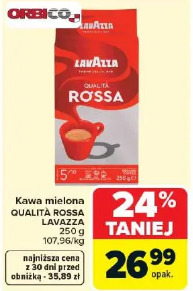 Kawa mielona QUALITÀ ROSSA LAVAZZA