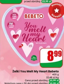 Żelki You Melt My Heart Bebeto