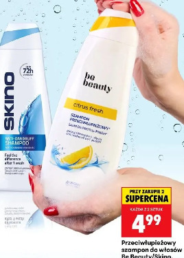Przeciwłupieżowy szampon do włosów Be Beauty/SkinO