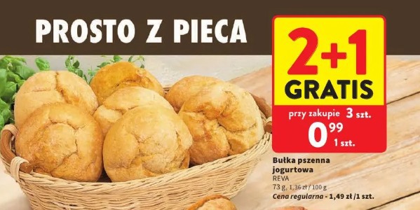 Bułka pszenna jogurtowa Reva
