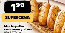 Mini bagietka czosnkowa graham