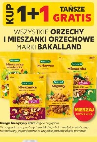 Wszystkie orzechy i mieszanki orzechowe marki Bakalland