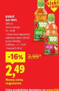 Kubuś Sok 100%