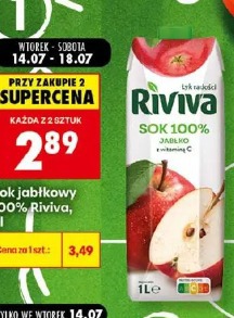 Riviva sok jabłkowy 100%