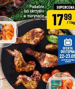 Podudzie lub skrzydło w marynacie