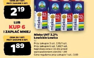 Mleko UHT 3,2% Łowickie