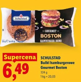 Schulstad Bułki hamburgerowe Gourmet Boston