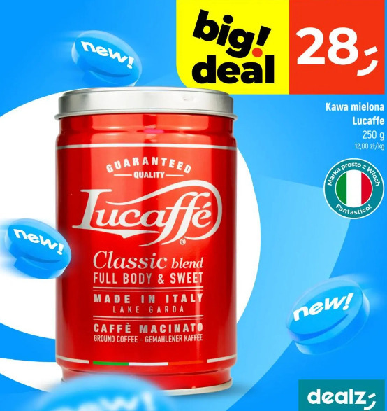 Kawa mielona Lucaffe