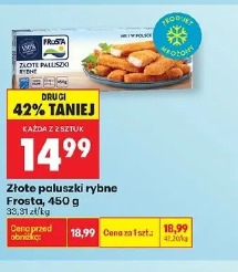 Złote paluszki rybne Frosta