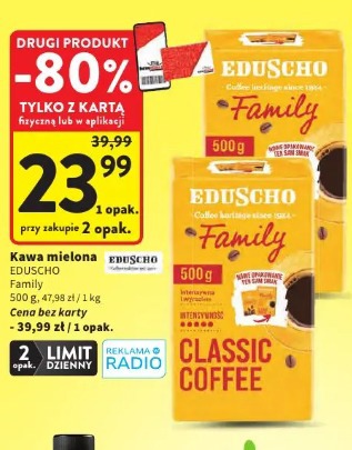 Kawa mielona EDUSCHO Family