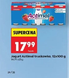 Jogurt Actimel truskawka