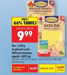 Ser żółty w plastrach Włoszczowa