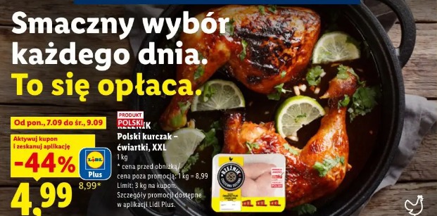 Polski kurczak ćwiartki XXL