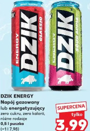 Dzik Energy napój gazowany lub energetyzujący