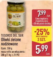 Tesoros Del Sur Oliwki zielone nadziewane