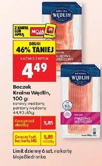 Boczek surowy wędzony Kraina Wędlin