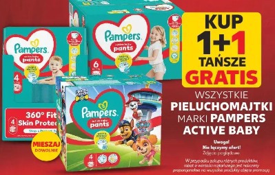 Pieluchomajtki Pampers Active Baby