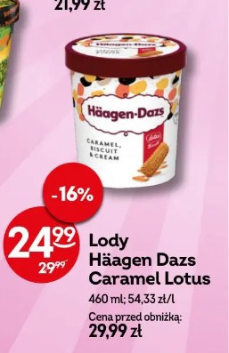 Lody Häagen Dazs Caramel Lotus