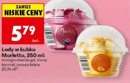 Lody w kubku Marletto