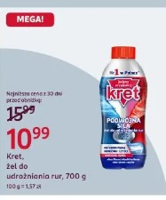 Kret, żel do udrożniania rur