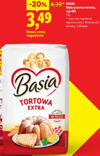 Basia Mąka pszenna tortowa, typ 405