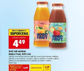 Sok lub nektar Bobo Frut