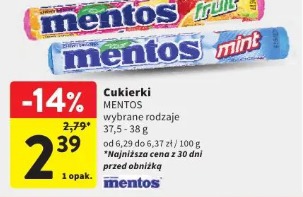 Cukierki Mentos
