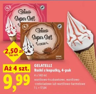 Gelatelli Rożki z kopułką, 4-pak