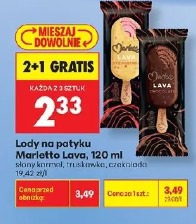 Lody na patyku Marletto Lava