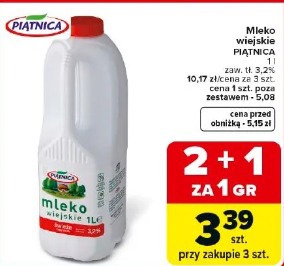 Mleko wiejskie PIĄTNICA