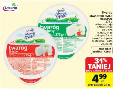 Twaróg Mazurski Smak Mlekpol