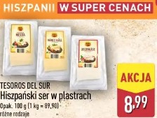 Tesoros del Sur Hiszpański ser w plastrach